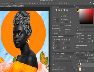 Interface Photoshop 1